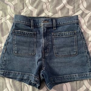 Madewell Patch-Pocket Denim Shorts size 27